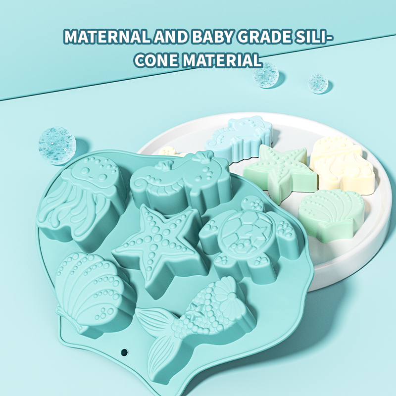 Silicone Mold Ocean - Forma silikonowa Ocean Fondant - muszle,