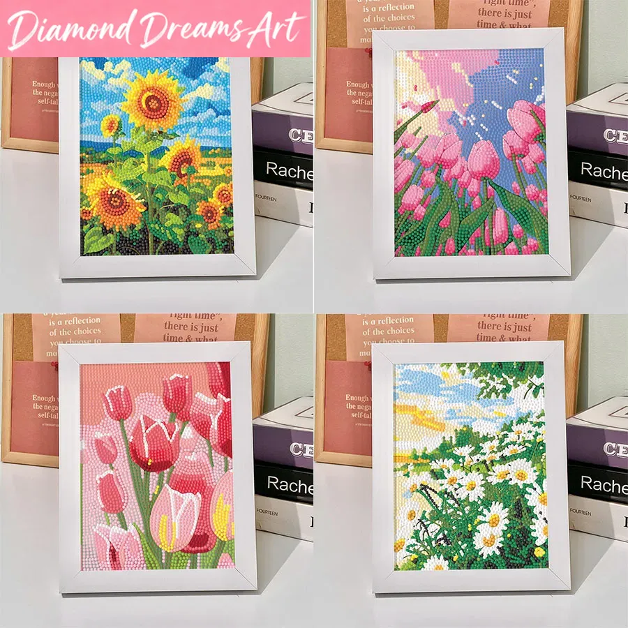 Resin Art Gift For Birthday - Bezramowy, diamentowy obraz dekoracyjny z motywem