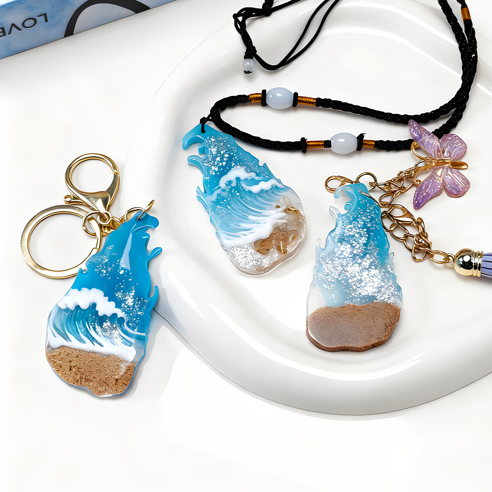 Resin Art A Keychain - Forma do odlewania breloczków z mapą