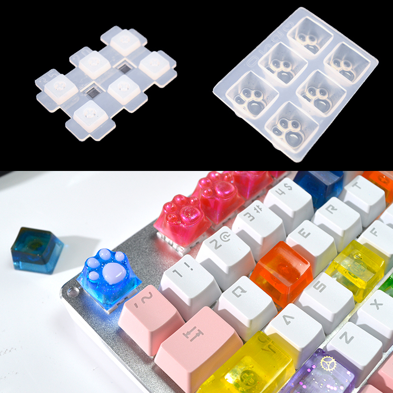 Resin Art Equipment - Klucz Cap żywica formy silikonowe Keycap
