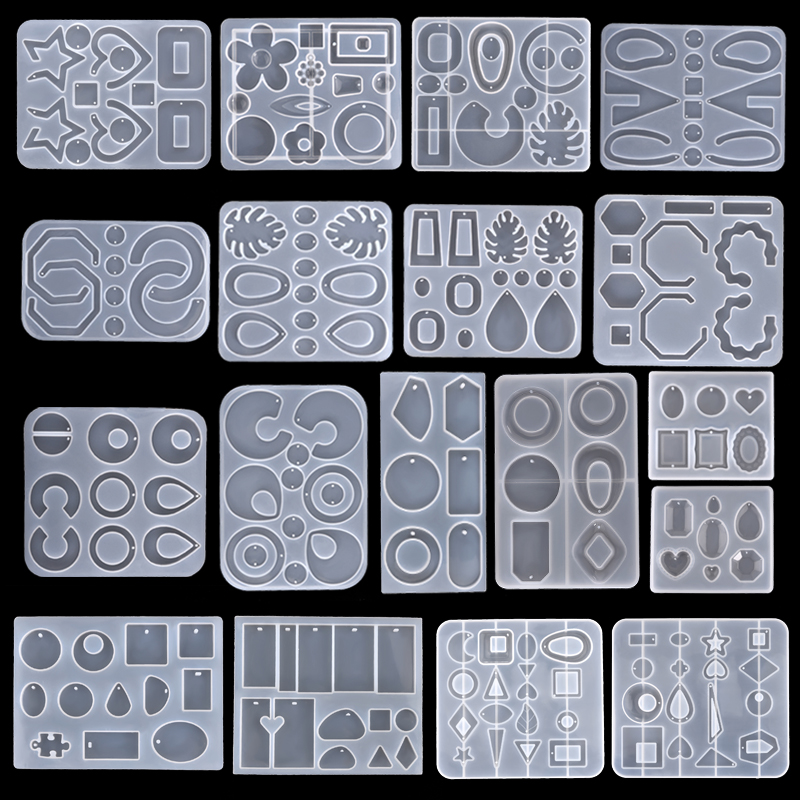 Silicone Mold Ocean - Wisiorek Silikonowa forma Okrągłe serce Kropla