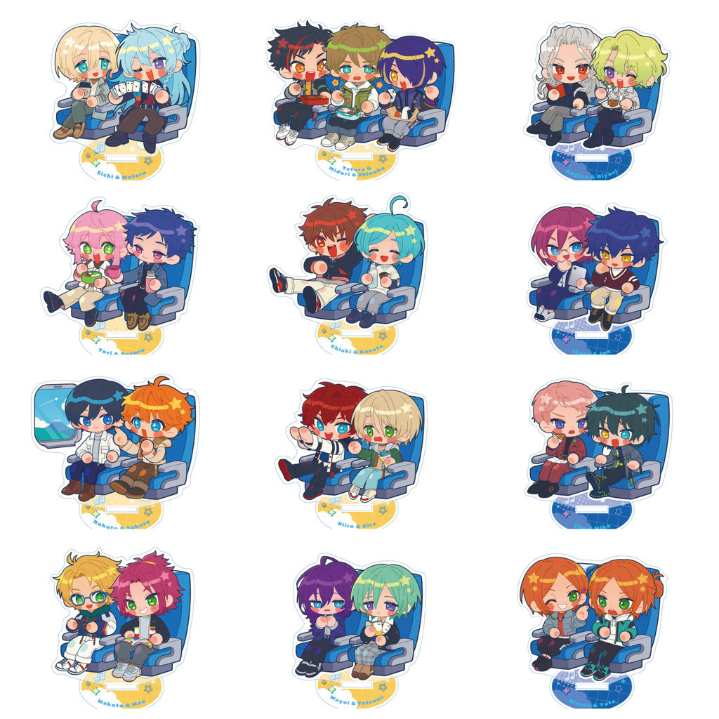Resin Art Toys - Figurki Ensemble Stars, akrylowe stojaki na