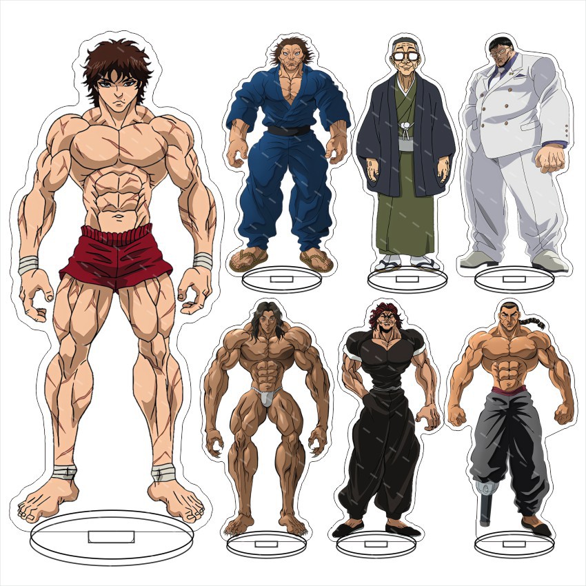 Resin Art Toys - Figurka akrylowa Grappler Baki Baki Hanma,