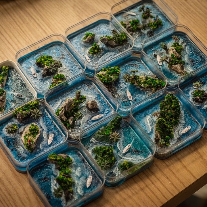 Ręcznie robiona mikro-wyspa z  – Resin Art Gift For Birthday recenzja i cena