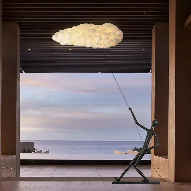 Rzeźba postaci Żywica LED Lamp – Resin Art On Floor recenzja i cena