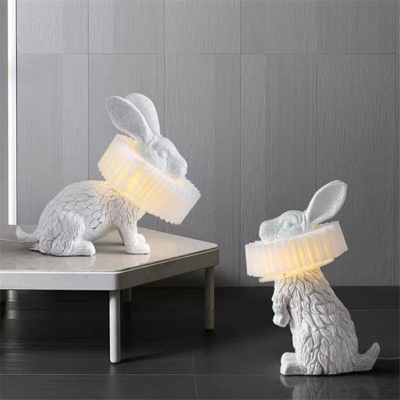 Lampa stołowa Królik Śliczna ż – Resin Art On Floor recenzja i cena