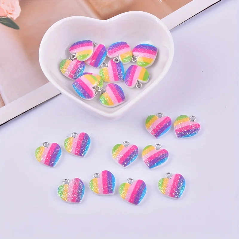 10 szt. Kolorowe zawieszki z ż – Resin Art Handmade recenzja i cena