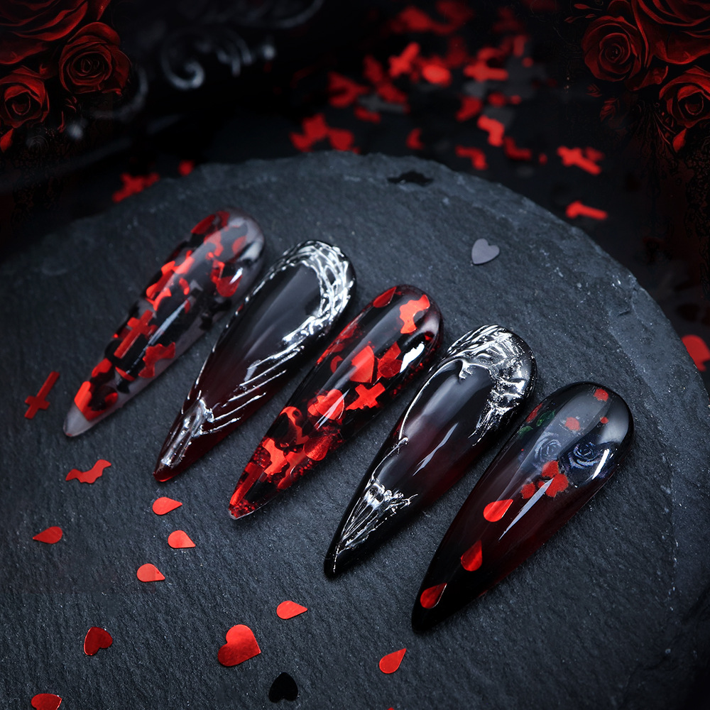 Cekiny do paznokci na Hallowee – Mica Flake Resin recenzja i cena