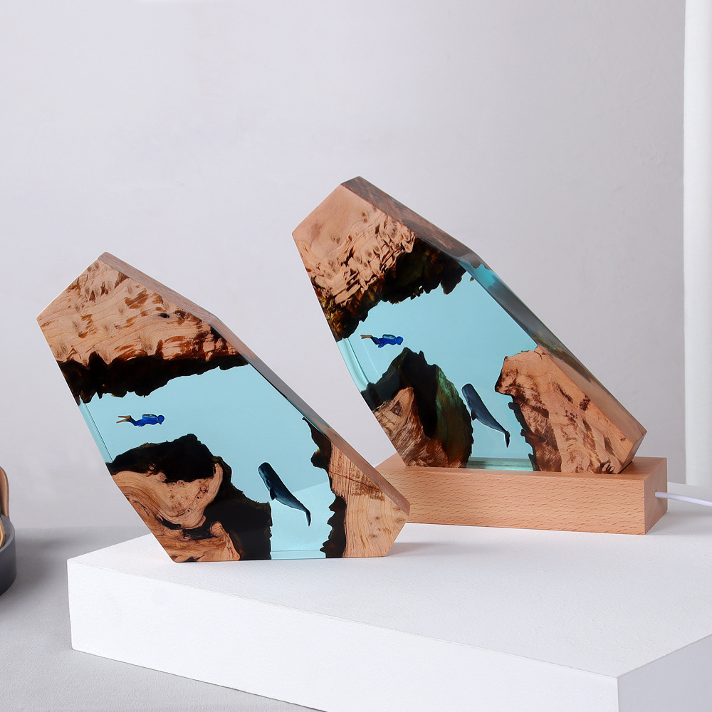Nowa Podwodna Jaskinia Wielory – Resin Art Gift For Birthday recenzja i cena