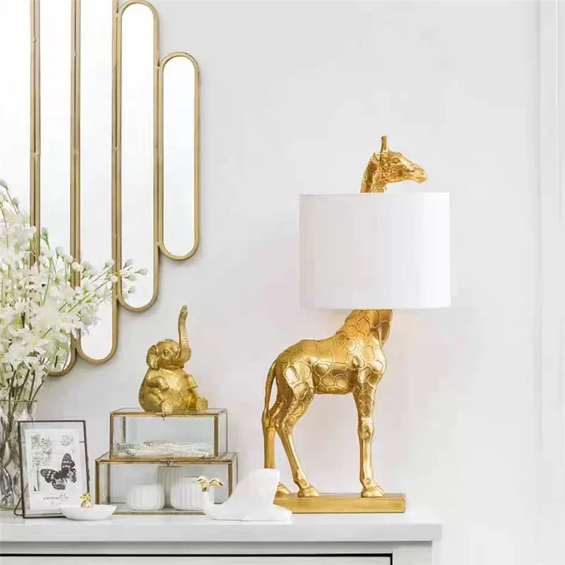 Lampa Stołowa Żyrafa z Żywicy, – Resin Art On Floor recenzja i cena