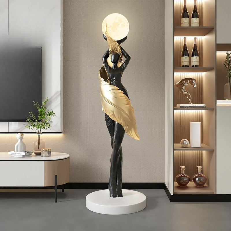 Duże lampy podłogowe do przedp – Resin Art On Floor recenzja i cena