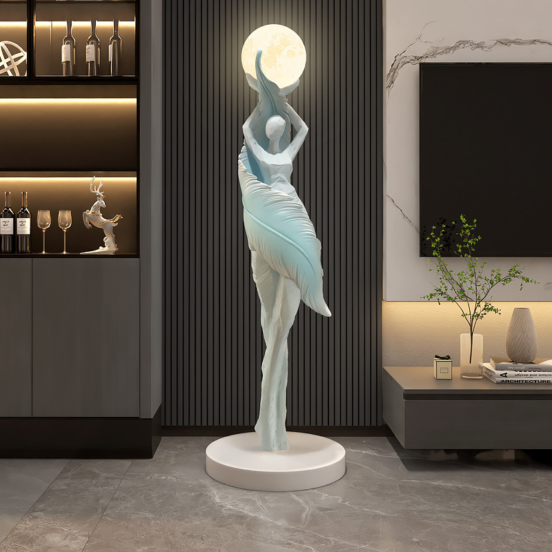 Duże lampy podłogowe do przedp – Resin Art On Floor recenzja i cena