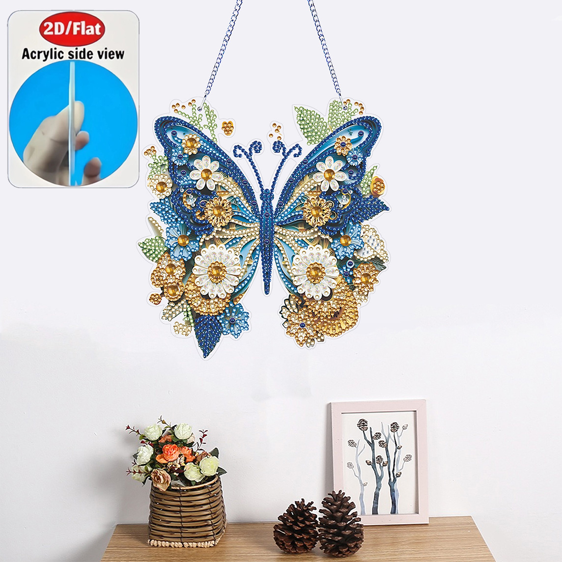 Zestaw do zawieszenia - płaski – Resin Art Gift For Birthday recenzja i cena