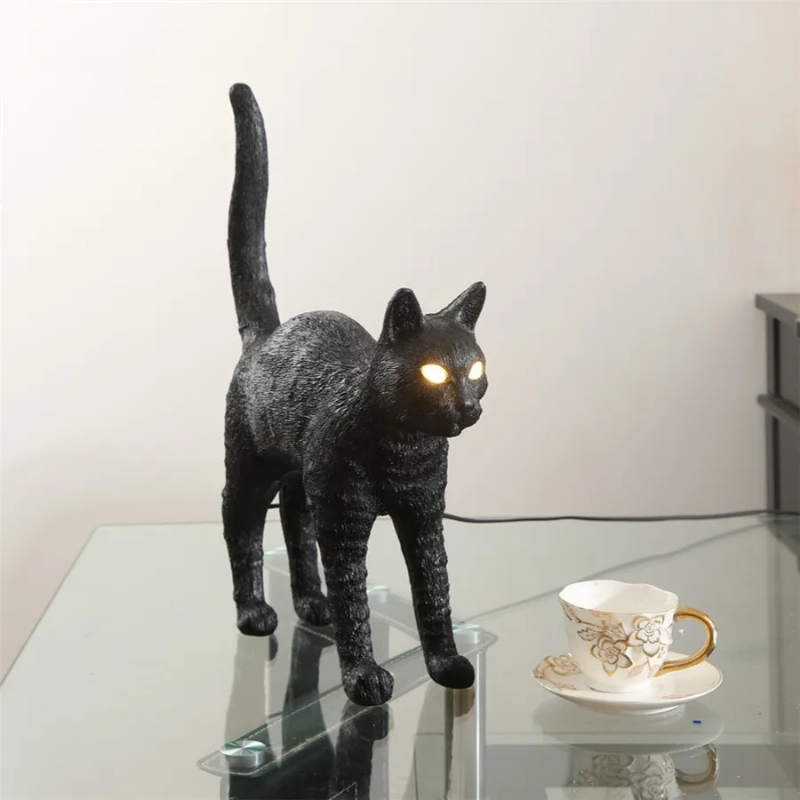 Nordic cat Lampa stołowa Żywic – Resin Art On Floor recenzja i cena