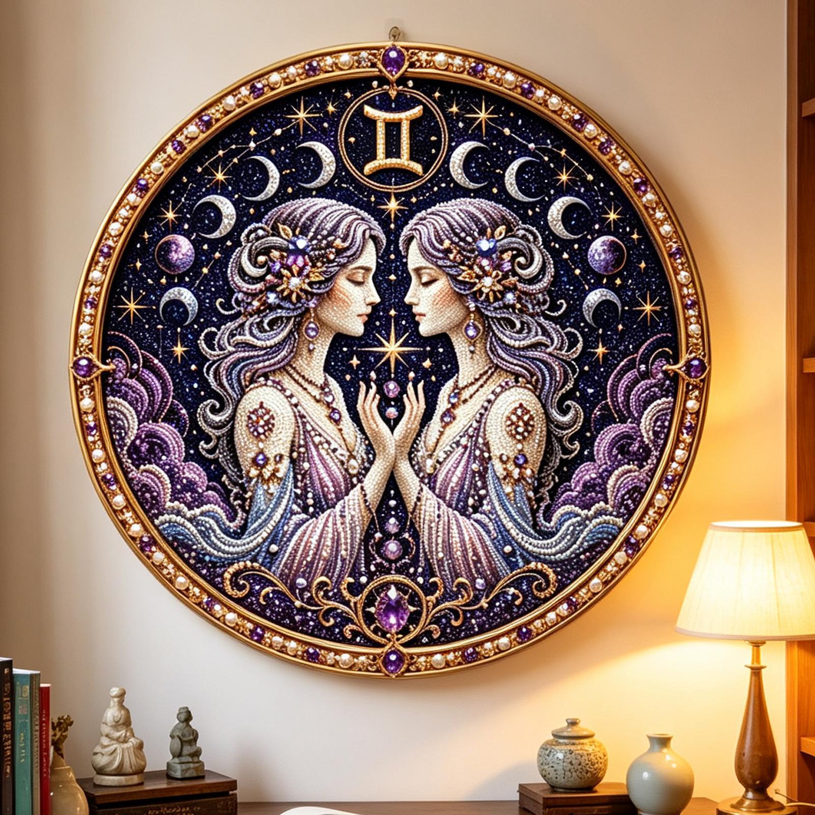 Zestaw perłowych ozdób z motyw – Resin Art Wall Decor recenzja i cena