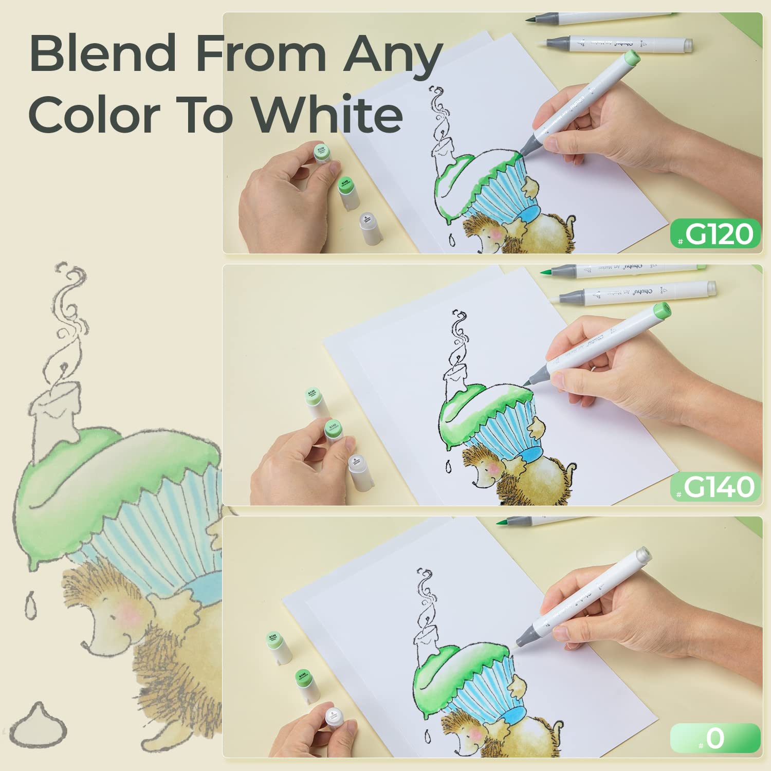 Bezbarwny marker blendera Ohuh – Copic Marker Sketch recenzja i cena