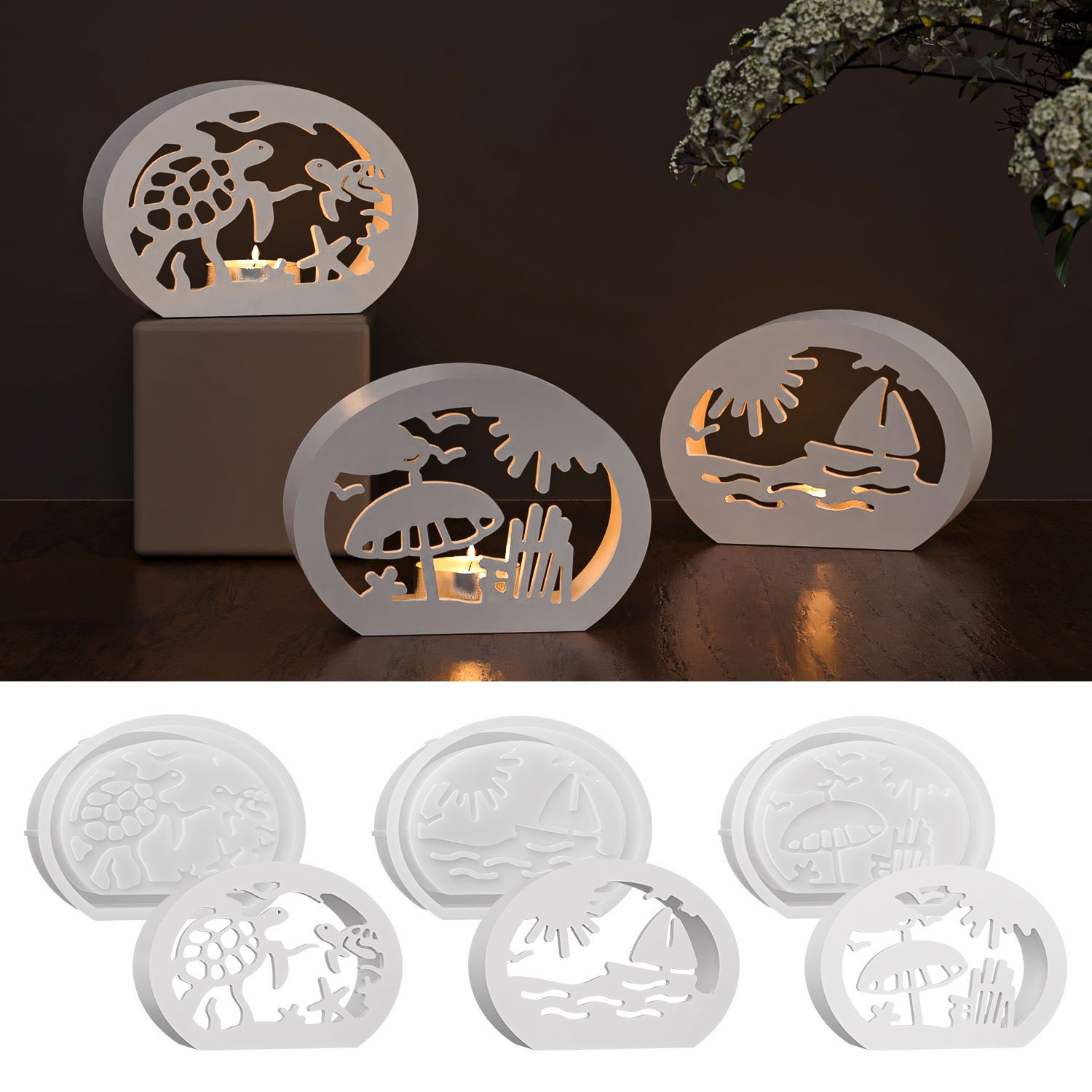Forma silikonowa DIY na świecz – Silicone Mold Ocean recenzja i cena