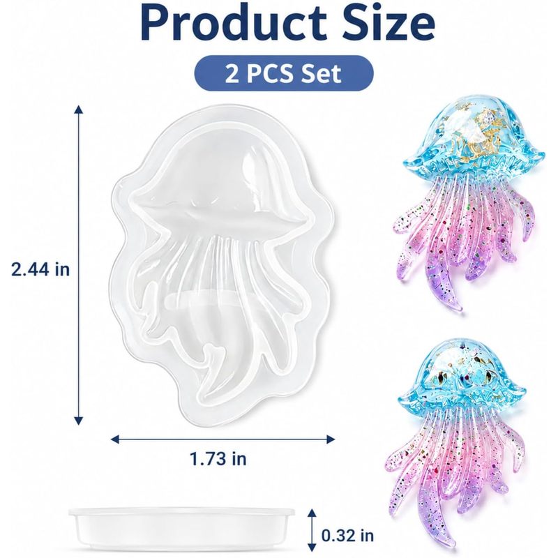 2 Zestawy form z żywicy w kszt – Silicone Mold Ocean recenzja i cena